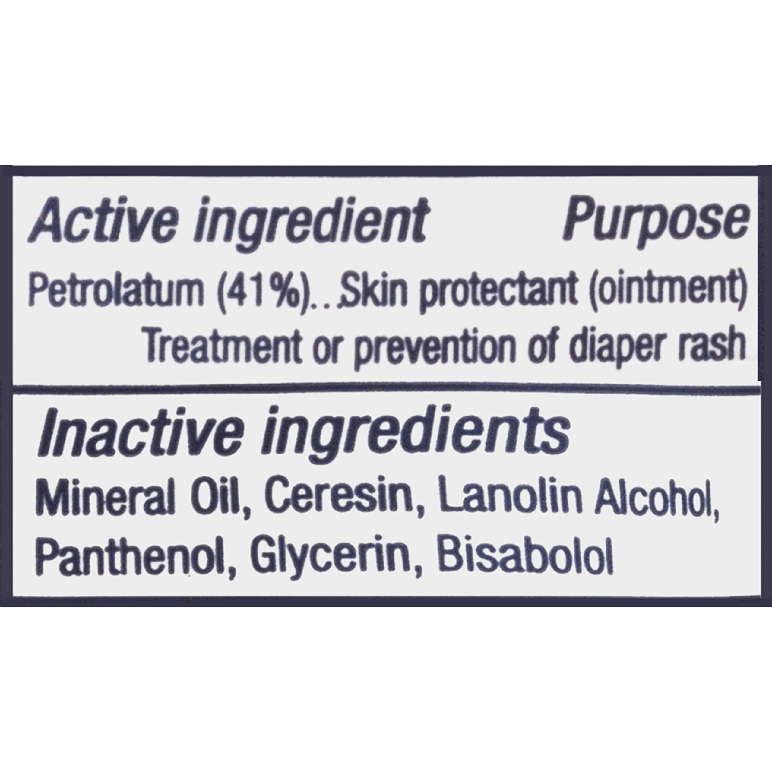 Close view of Aquaphor label illustrating ingredient transparency and trust