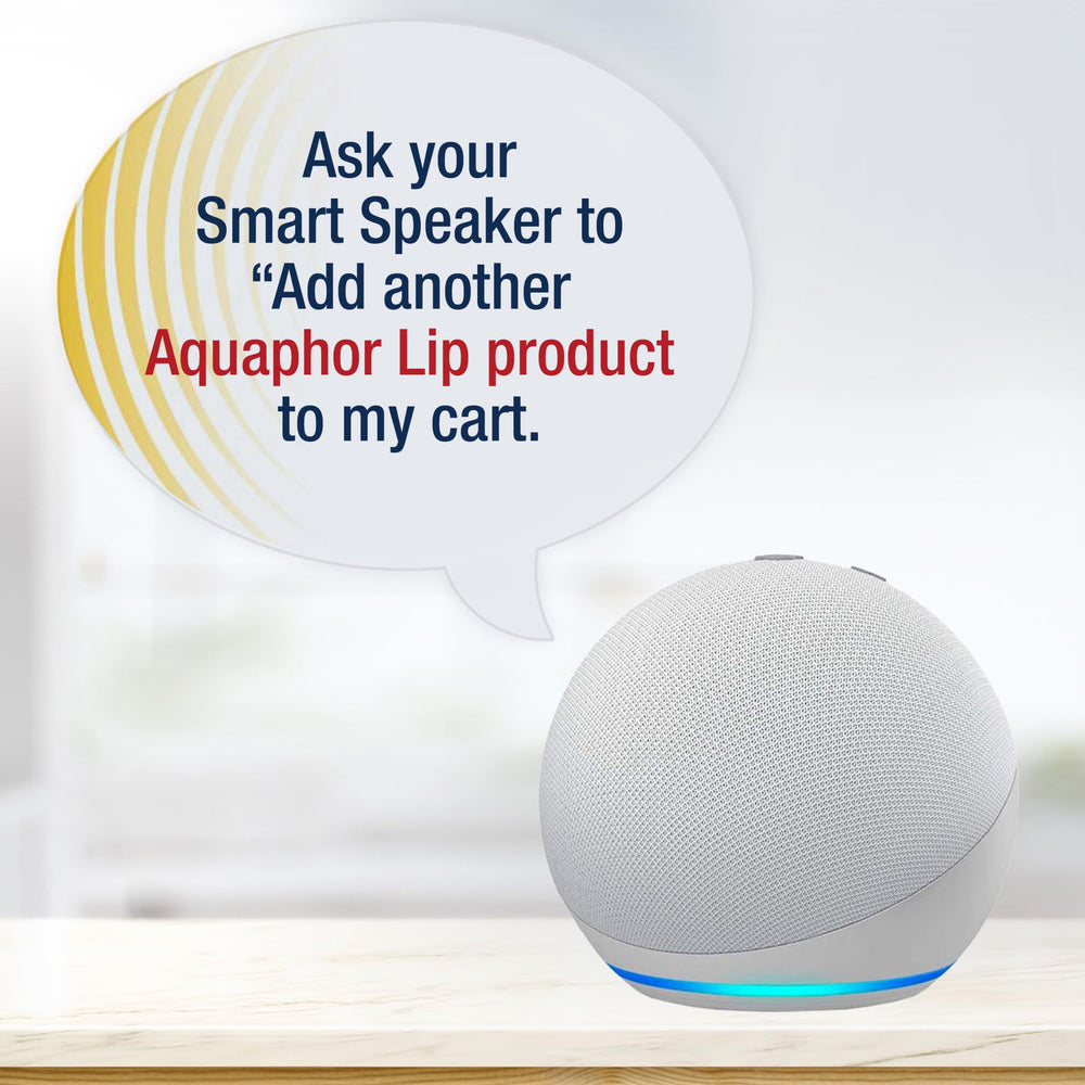 Aquaphor labios hidratados con close-up que muestra suavidad visible