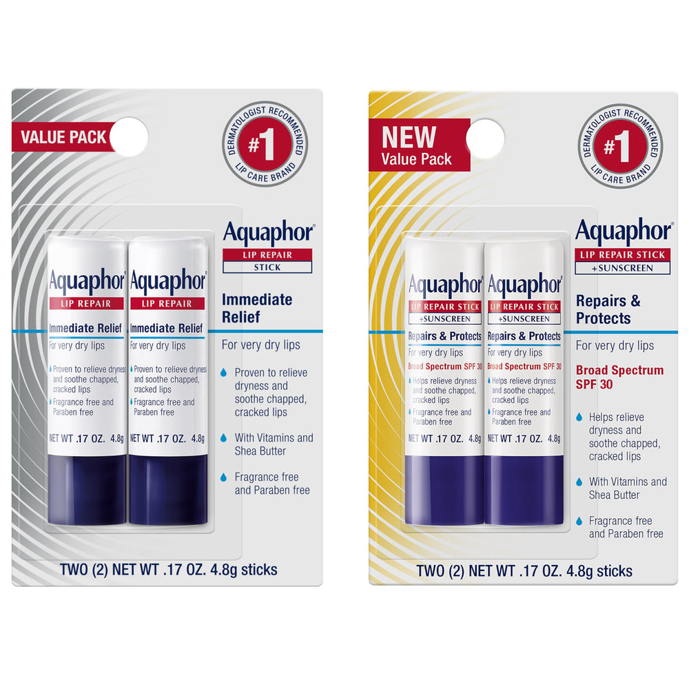 Aquaphor frente packaging mostrando el set y protección confiable