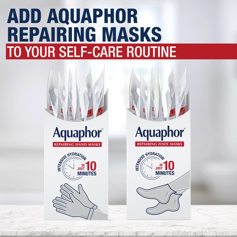 Aquaphor escena estilo spa en casa mostrando autocuidado y relajación