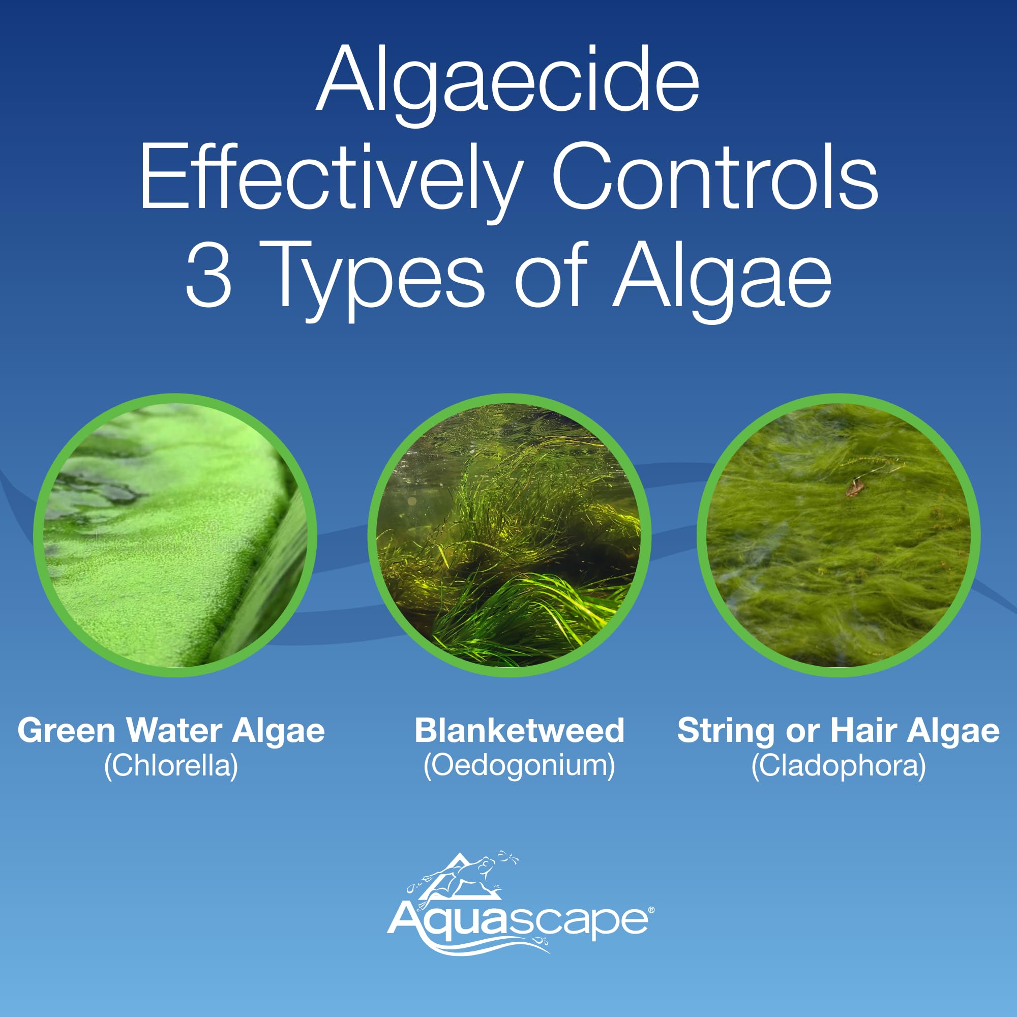 Aquascape textura del líquido en close-up resaltando fácil dosificación