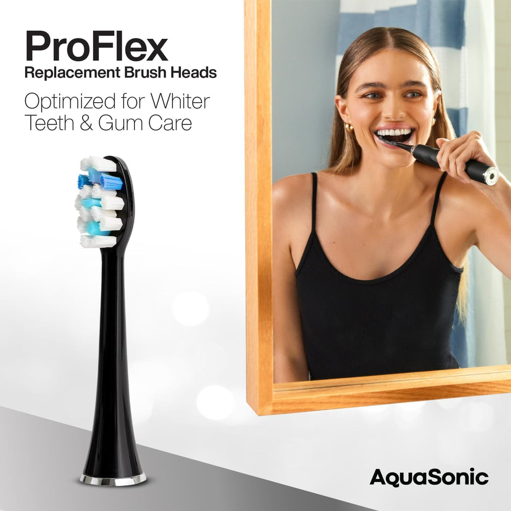 AquaSonic primer plano de cerdas ProFlex mostrando textura y suavidad protectora