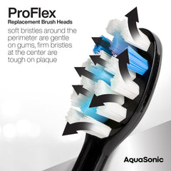 AquaSonic cabezal en mano para apreciar tamaño y escala práctica
