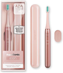 Aquasonic Icon frontal blush mostrando diseño compacto y fácil agarre