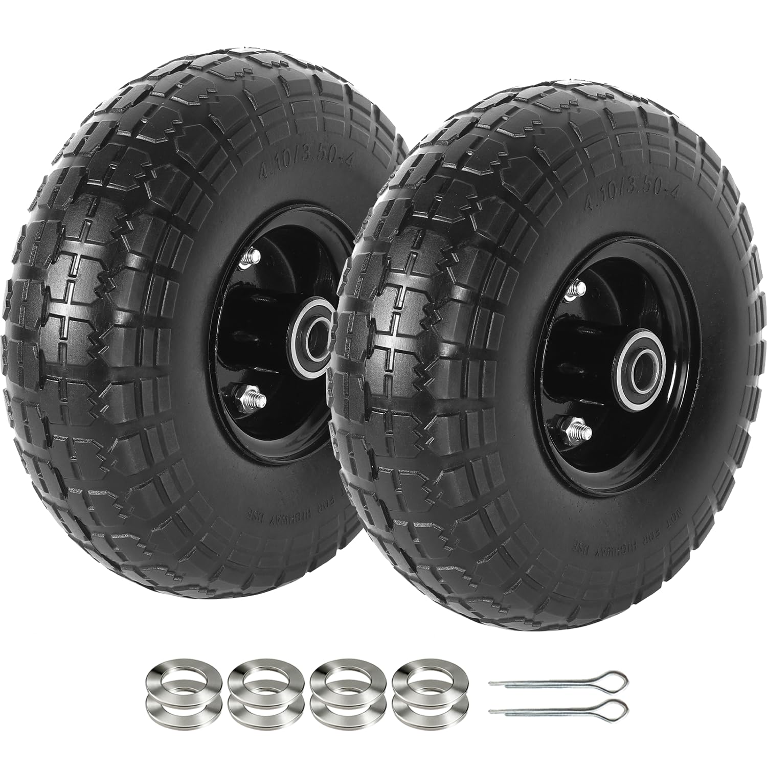 AR-PRO front view of the 10-inch wheel showing ready-to-install convenience