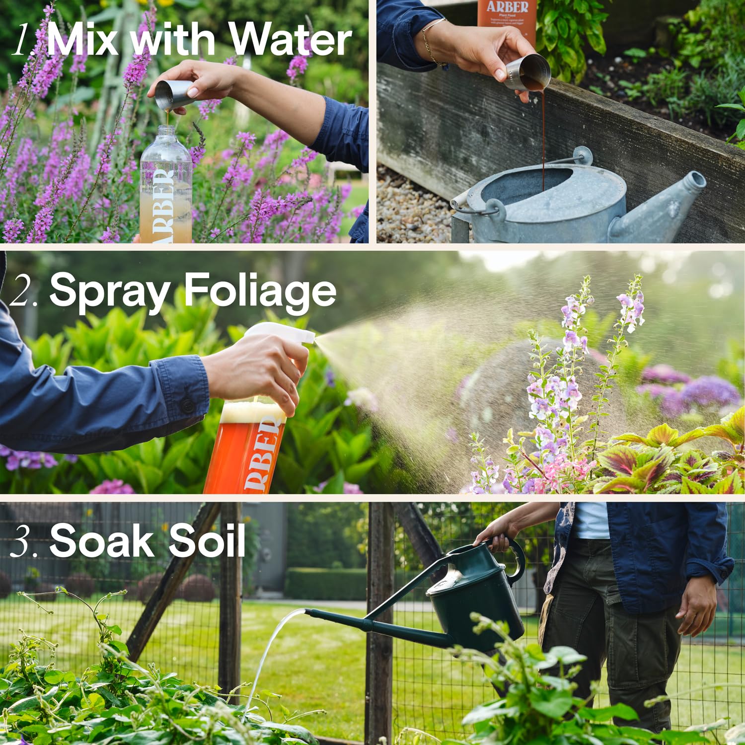ARBER terraza con plantas tratadas mostrando aspecto saludable y ordenado
