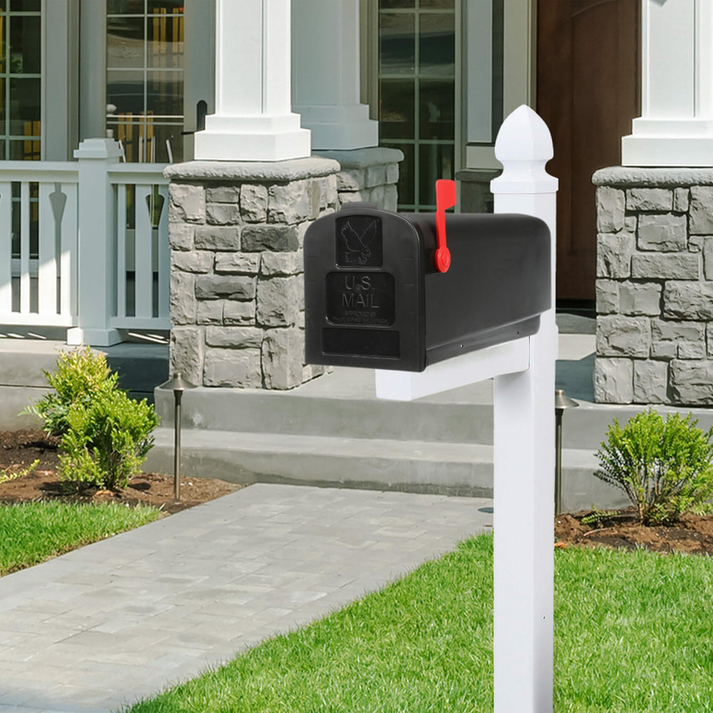 ARCHITECTURAL MAILBOXES primer plano de la textura de polipropileno resistente, protección contra óxido