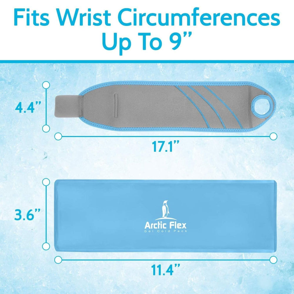 Arctic Flex comparación de tamaño con una regla para referencia