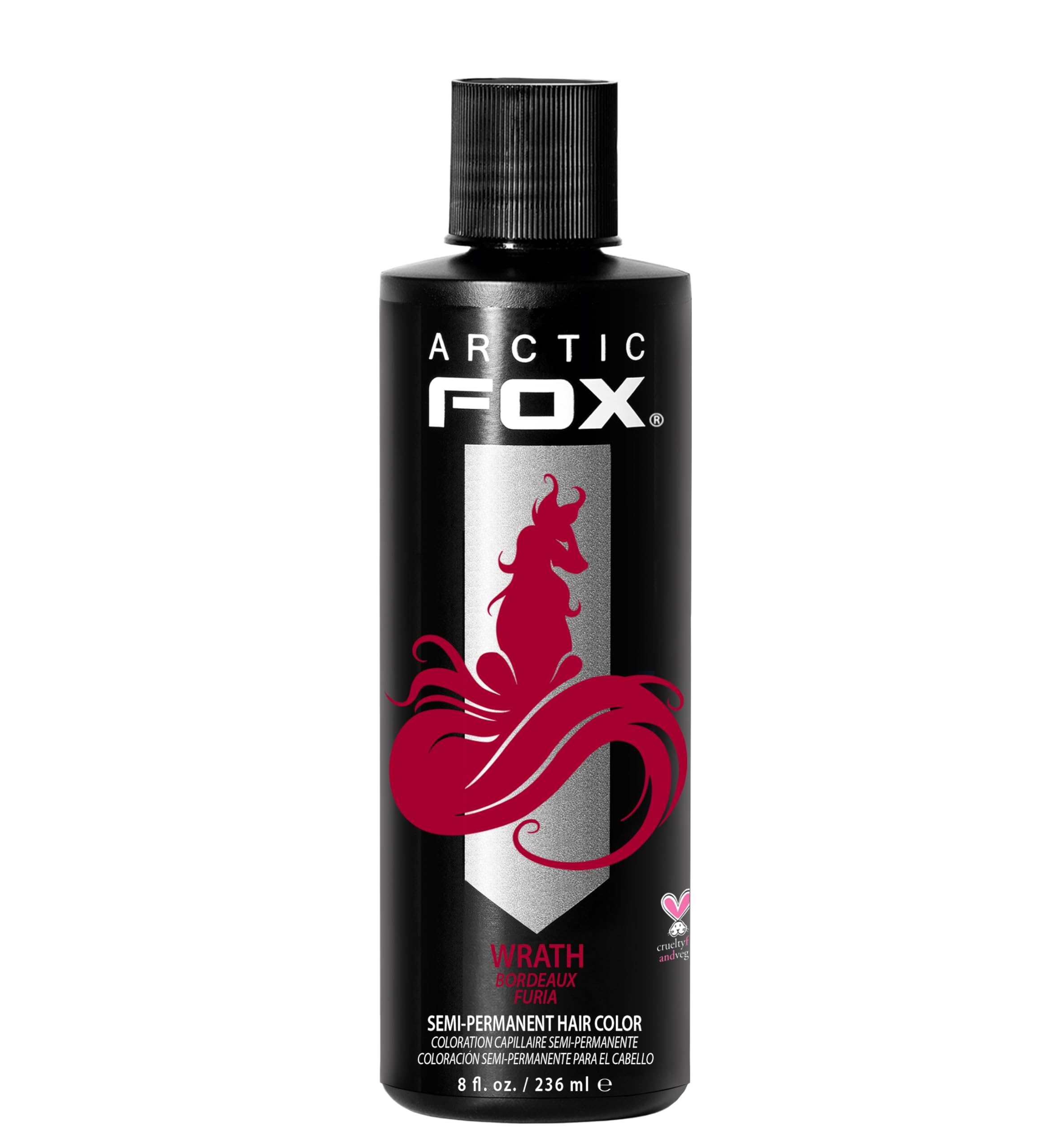 ARCTIC FOX WRATH frente del tubo mostrando color y diseño, brinda confianza