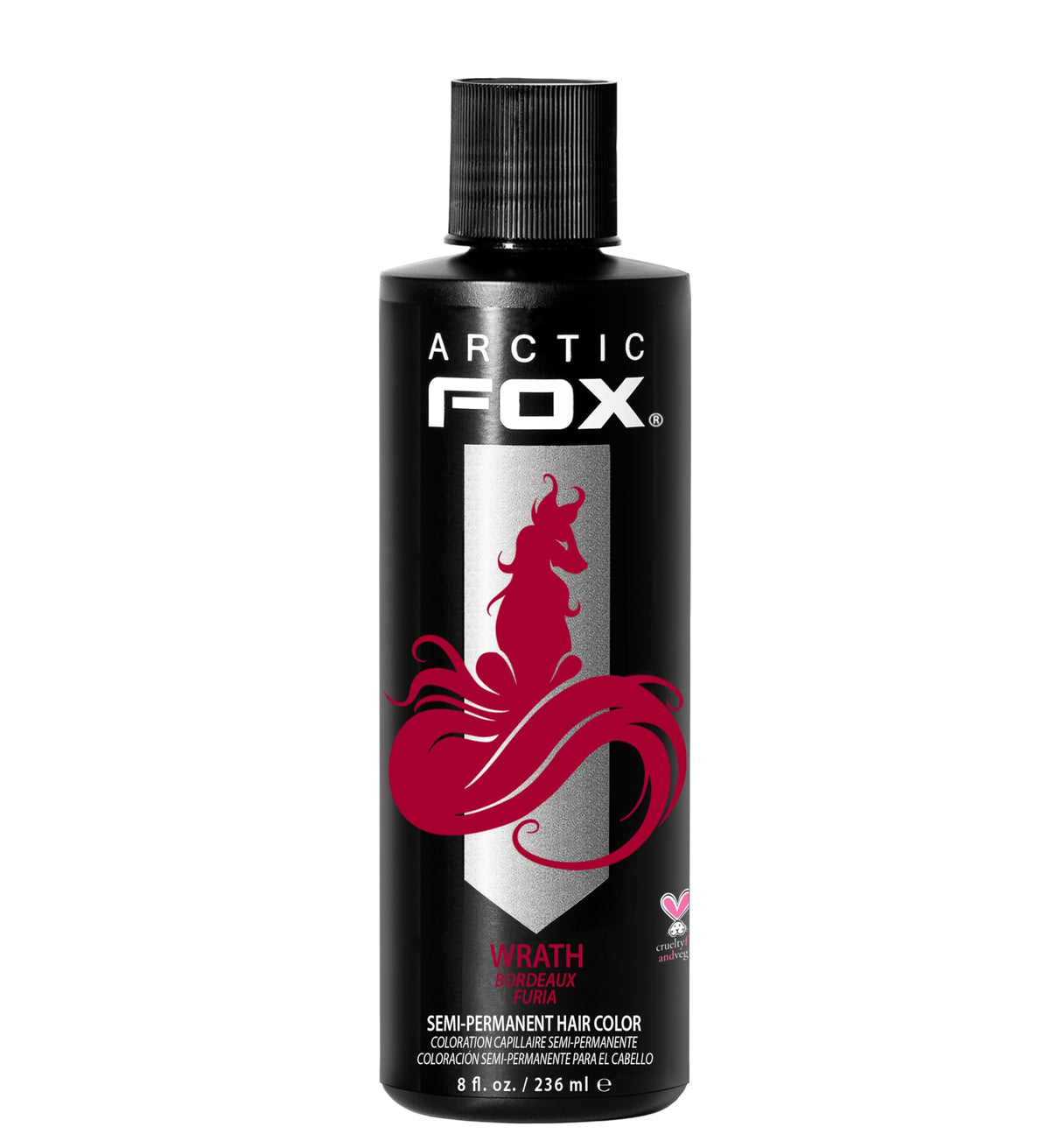 ARCTIC FOX WRATH frente del tubo mostrando color y diseño, brinda confianza