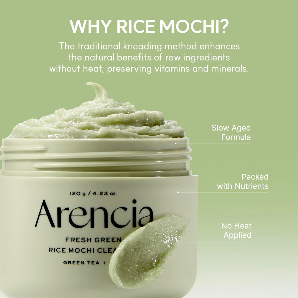 ARENCIA primer plano de microexfoliantes que eliminan células muertas
