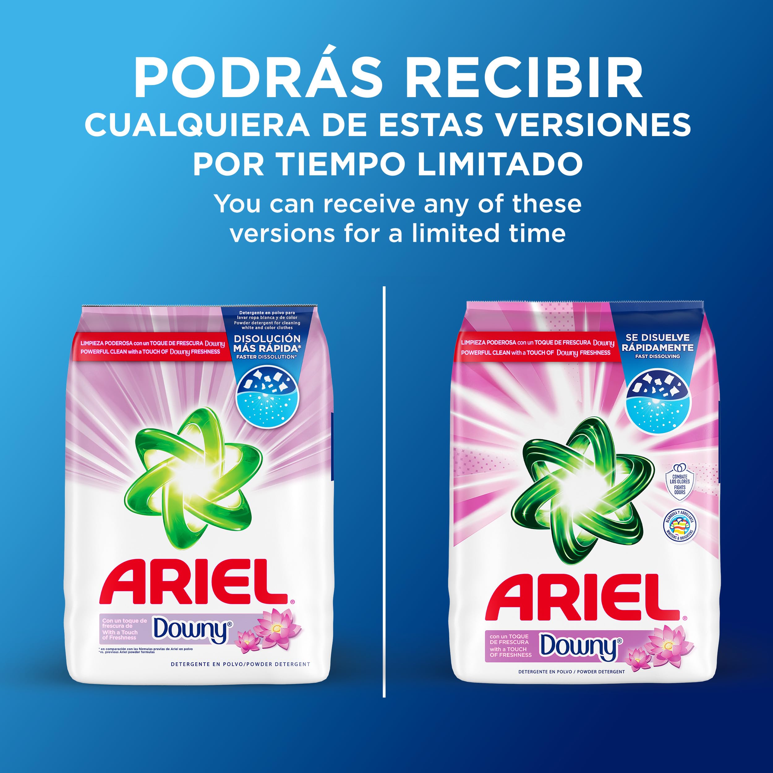 ARIEL ropa de color después del lavado con colores vibrantes y sin desteñido