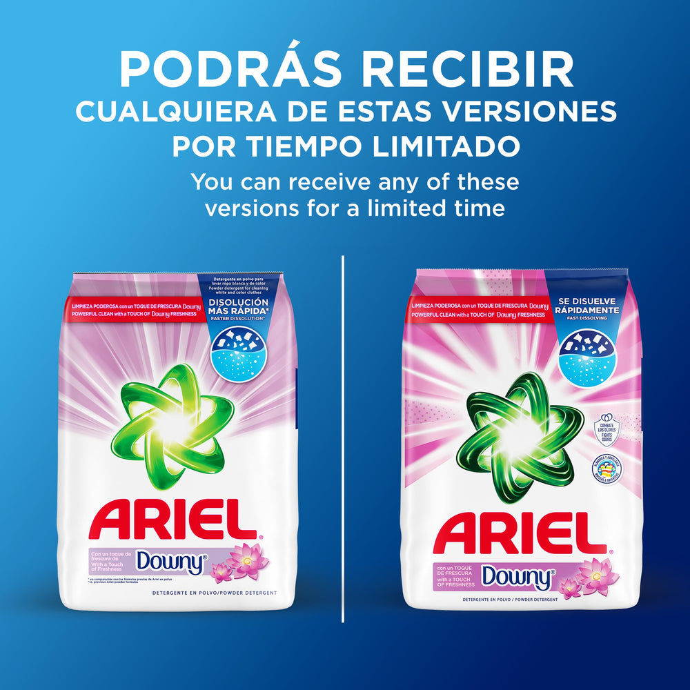 ARIEL ropa de color después del lavado con colores vibrantes y sin desteñido