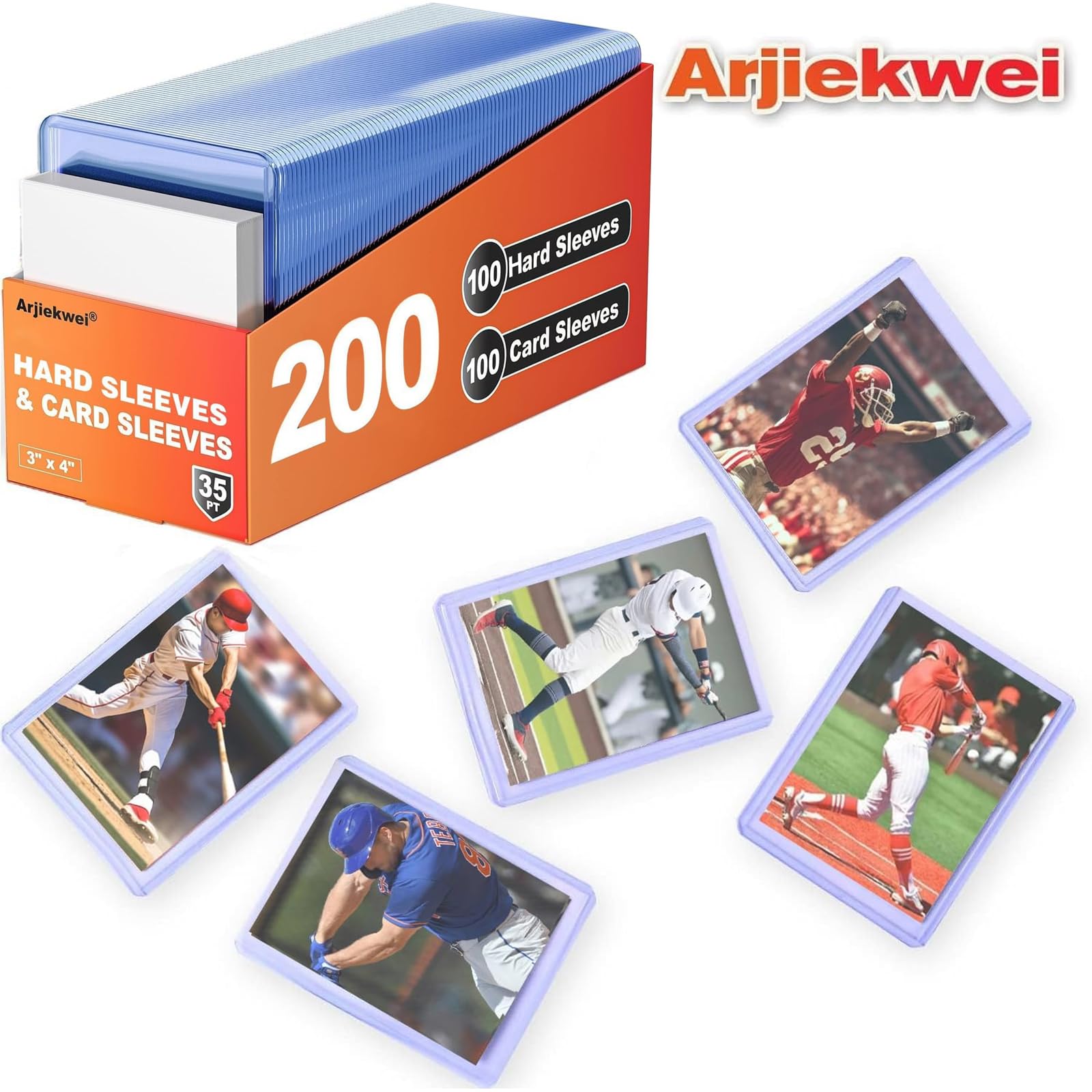 Arjiekwei exposición de cartas en vitrina usando fundas, presenta colección limpia