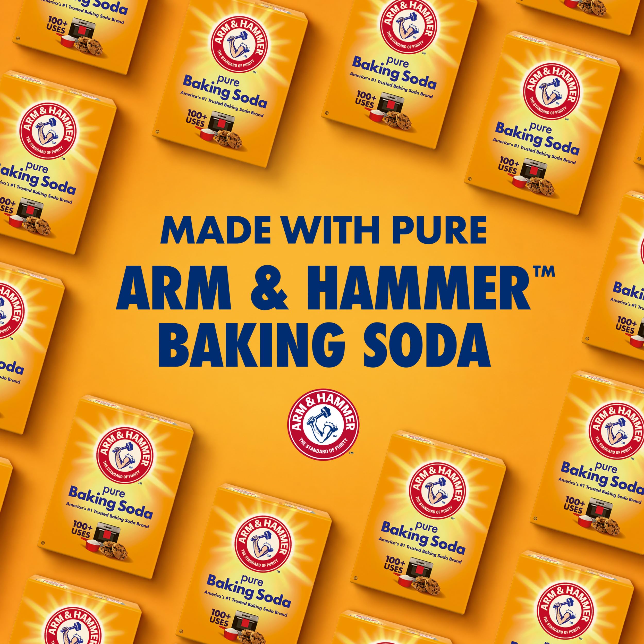 Arm & Hammer piscina antes y después mostrando agua más cristalina
