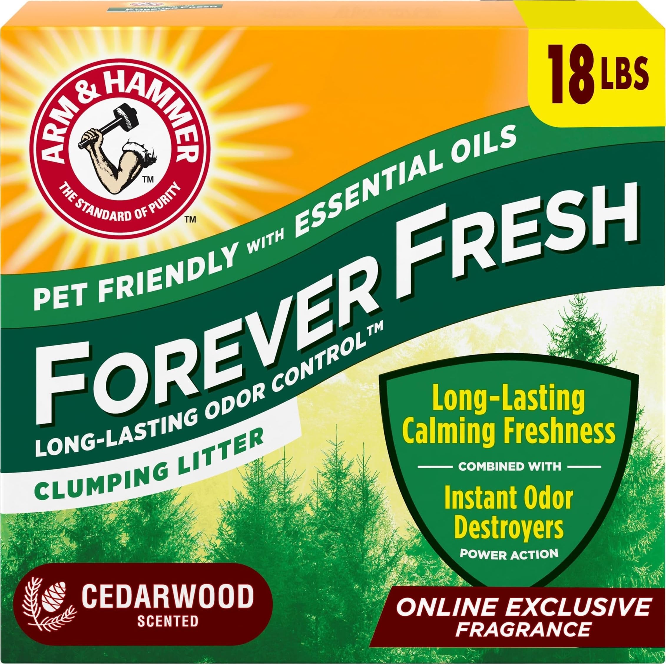 ARM & HAMMER envase frontal mostrando etiqueta y beneficios