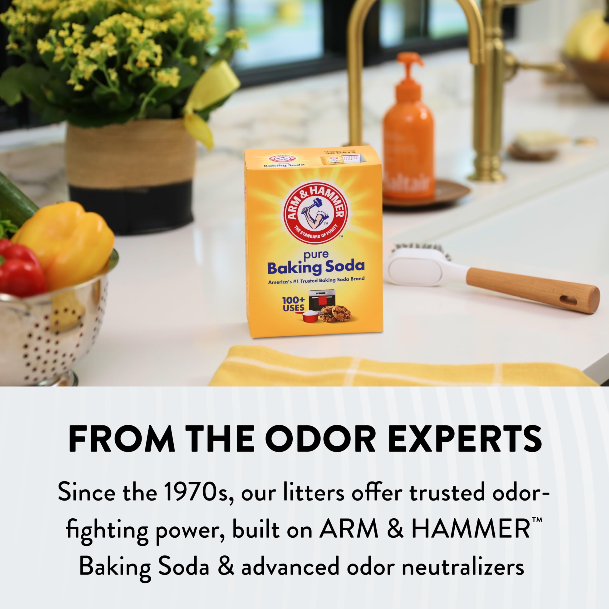 Arm & Hammer bolsa de 14.5 lb para comparar tamaño y duración extendida