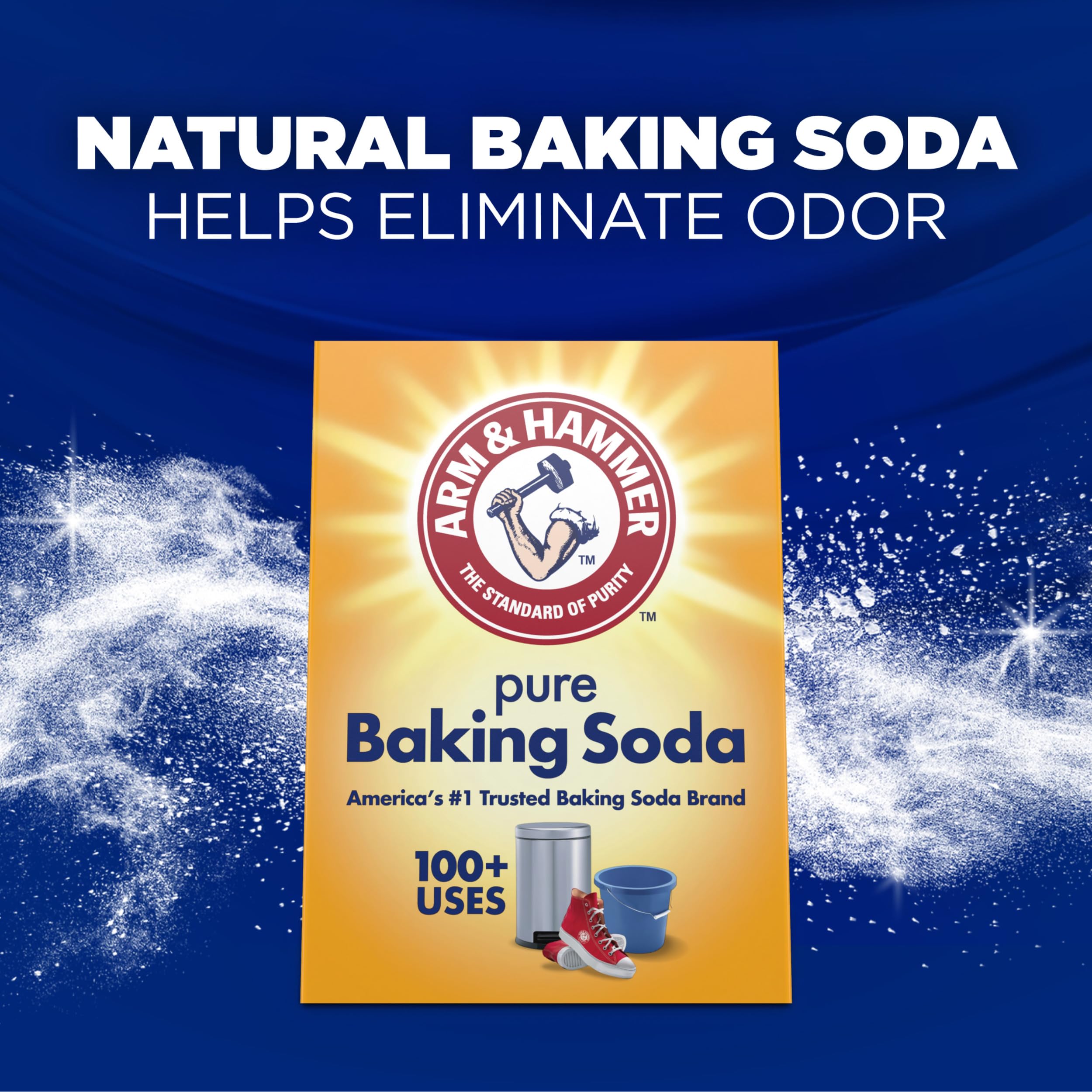 Arm & Hammer pretratando una mancha difícil, máxima eficacia quitamanchas