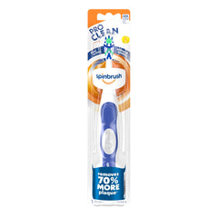 Arm & Hammer Spinbrush mango frontal mostrando diseño ergonómico y manejo cómodo
