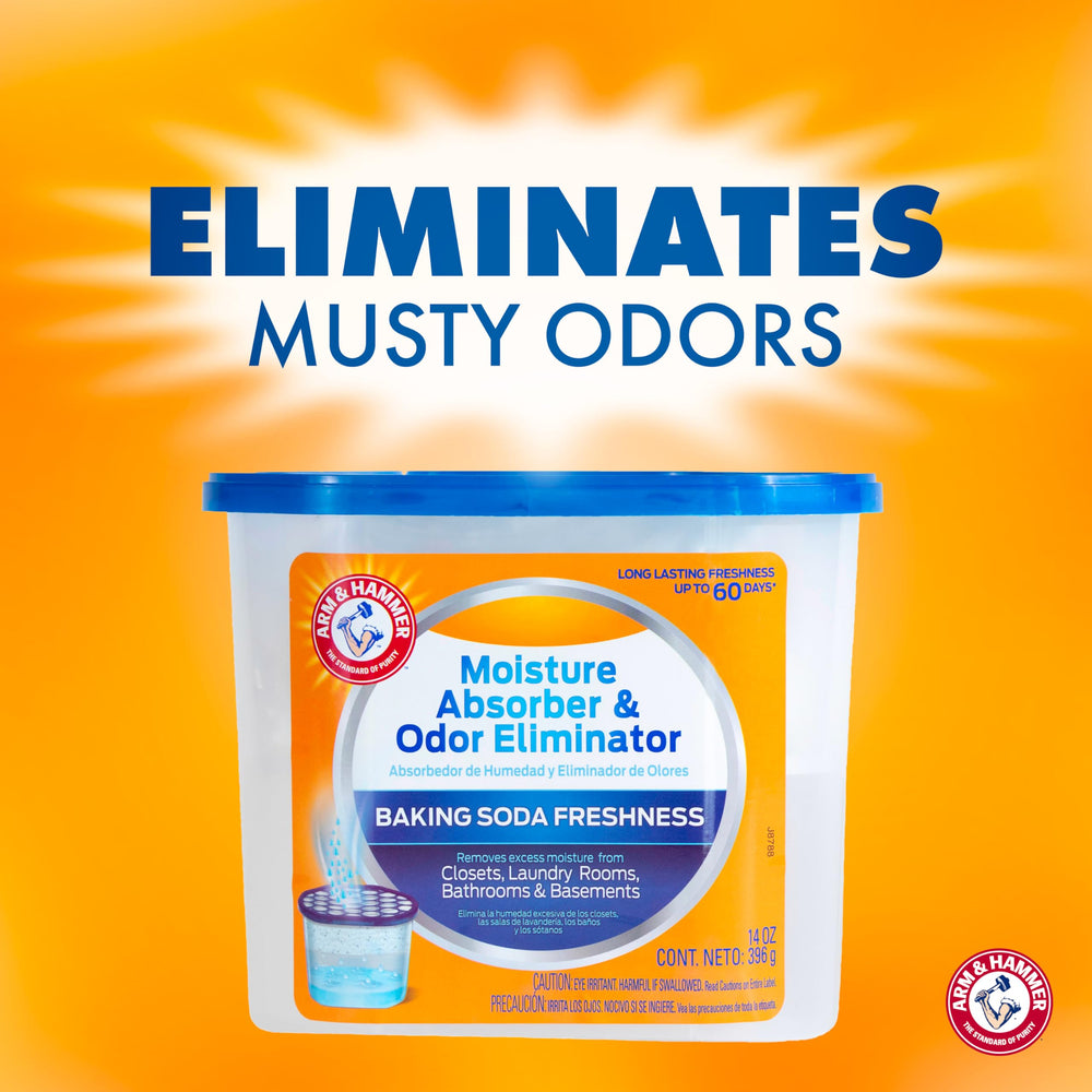 Arm & Hammer colocado en closet eliminando olores y humedad