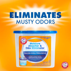 Arm & Hammer colocado en closet eliminando olores y humedad
