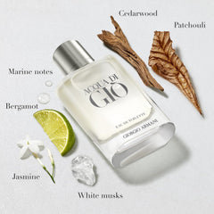 Armani Beauty primer plano del vidrio que destaca textura y la sensación fresca del frasco