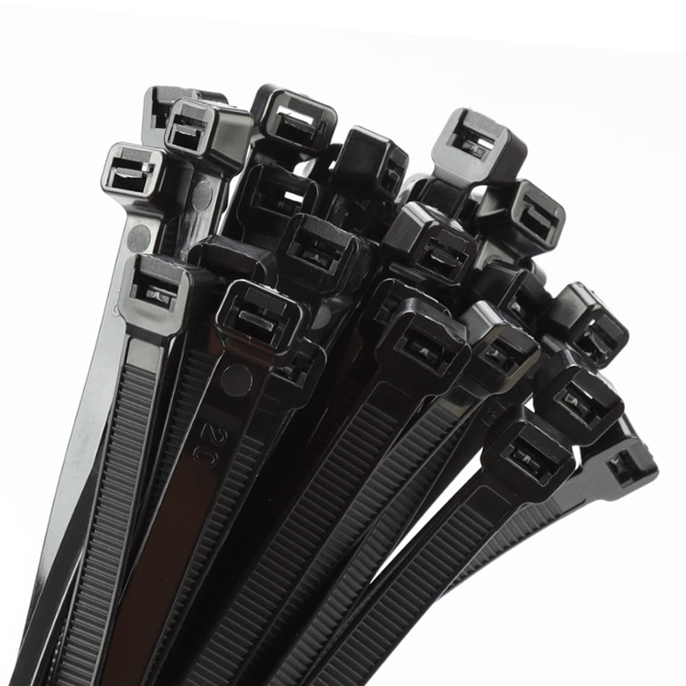 Armpow paquete frontal de 100 bridas 18 pulgadas, resistente y listo