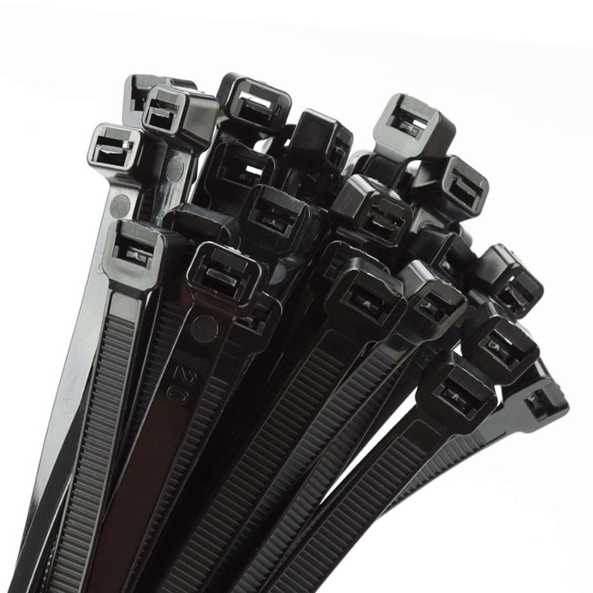 Armpow paquete frontal de 100 bridas 18 pulgadas, resistente y listo