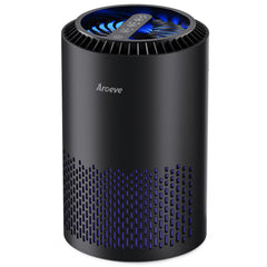AROEVE vista frontal del purificador mostrando diseño elegante y compacto