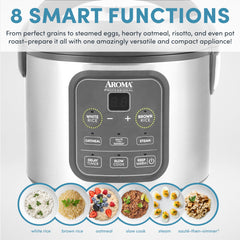 AROMA ARC-994SG panel digital y temporizador programable que facilita cocinar sin supervisión