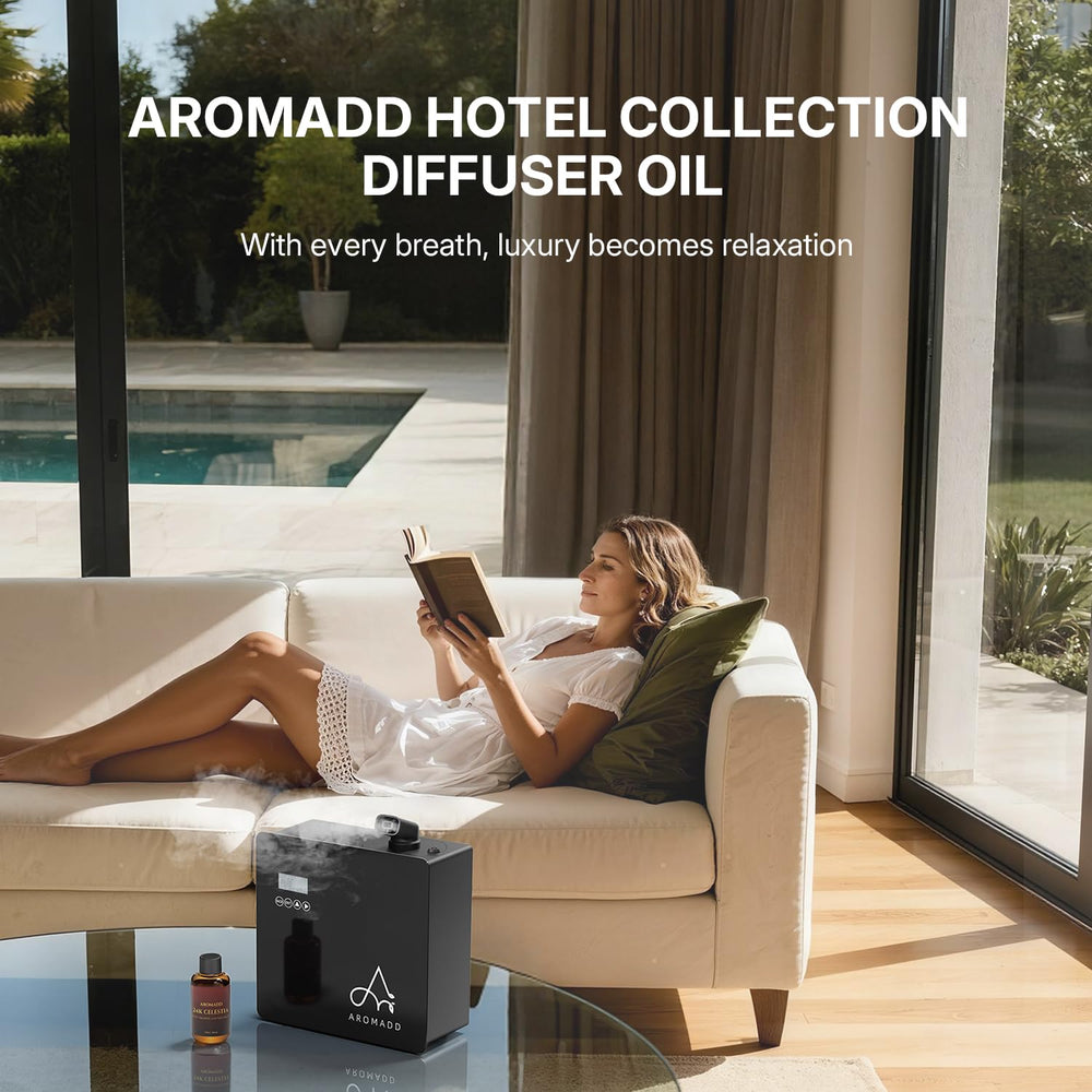 AROMADD vista lateral montado en pared para espacios comerciales