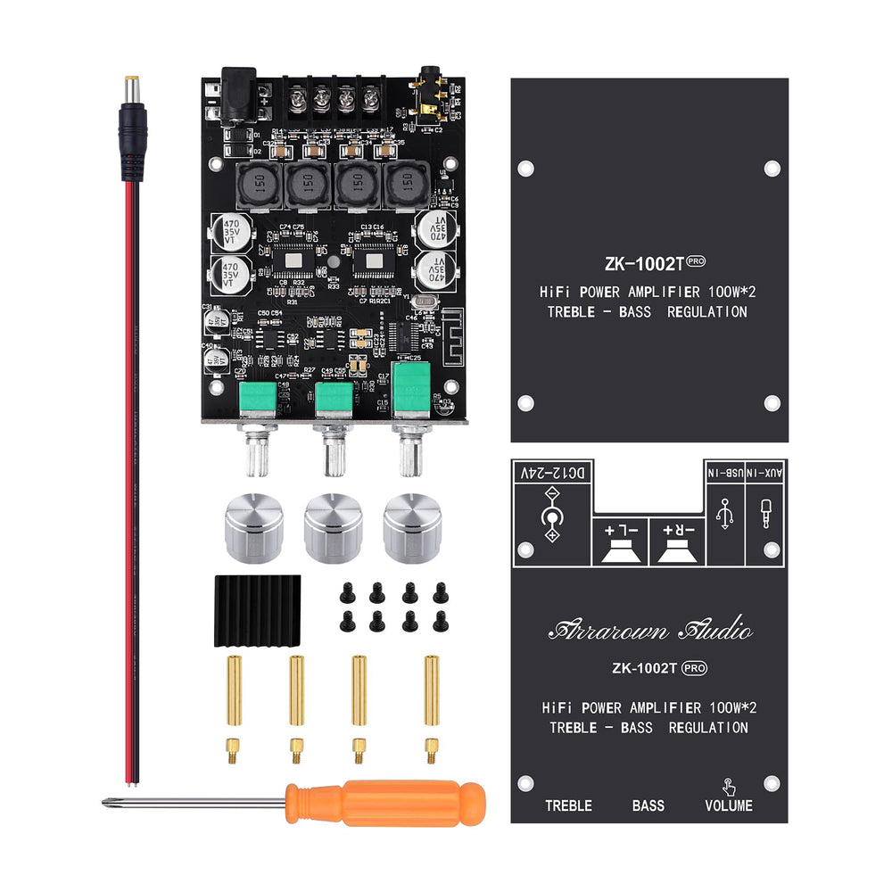 ARRAROWN printed interface plate showing clear labels to simplify setup