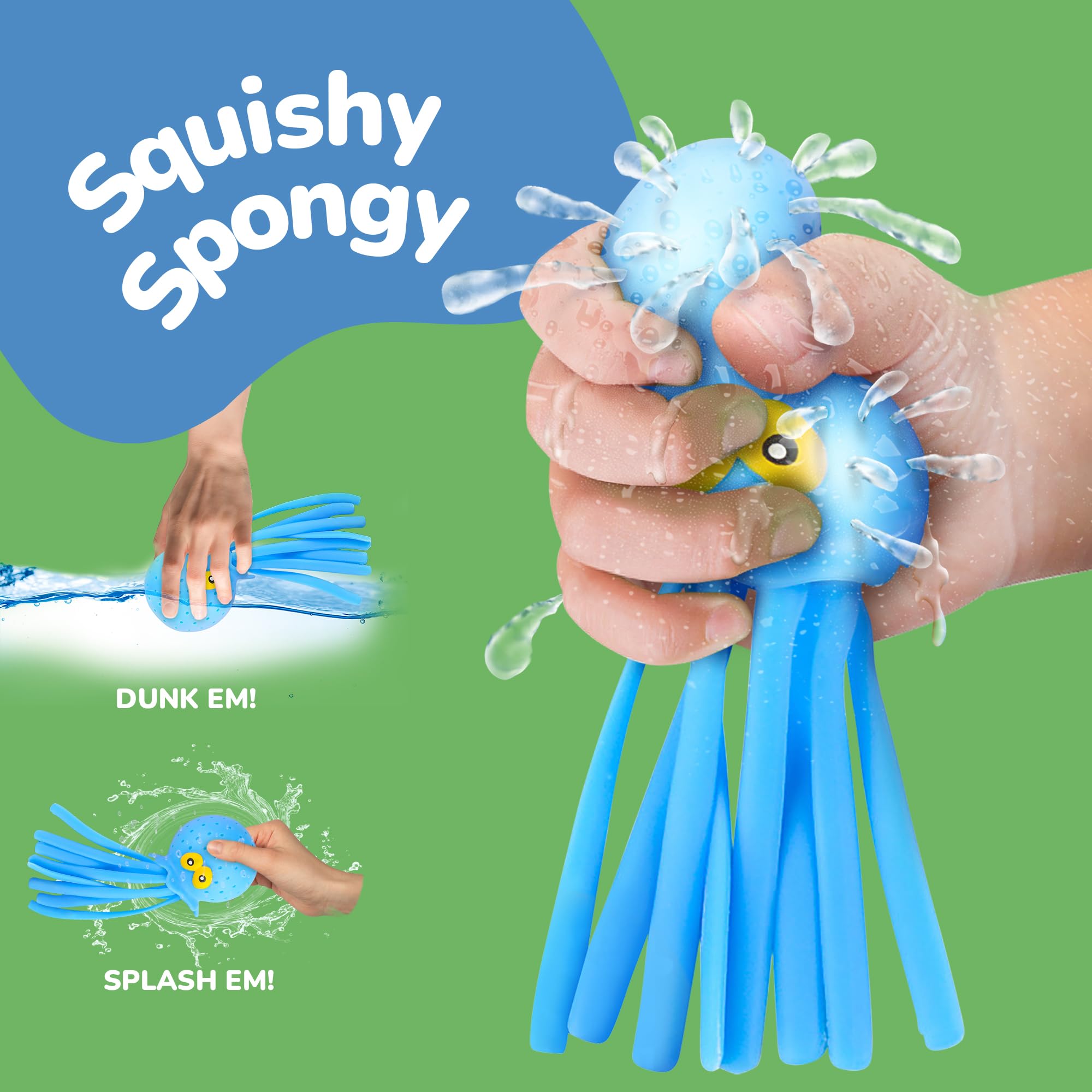 ArtCreativity pulpo dentro de bañera demostrando uso seguro y entretenimiento