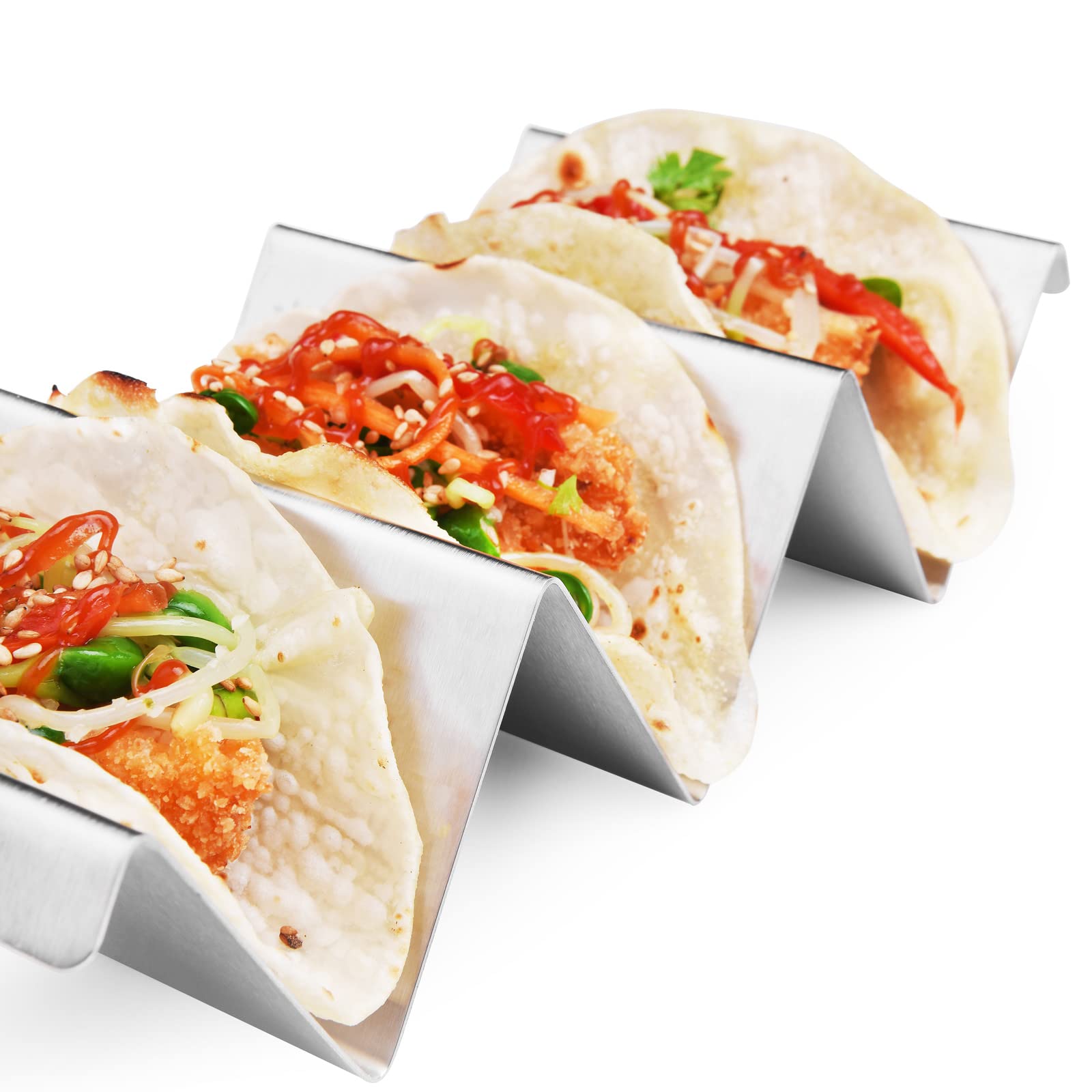 ARTTHOME rack en uso sosteniendo tacos y facilitando el servicio