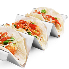 ARTTHOME rack en uso sosteniendo tacos y facilitando el servicio