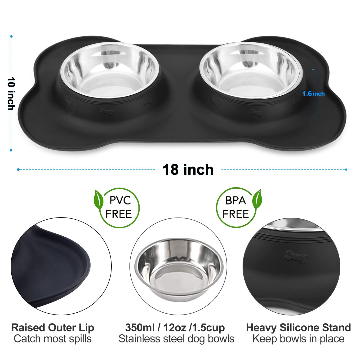 AsFrost detalle del borde en acero inoxidable fácil de limpiar y anti óxido