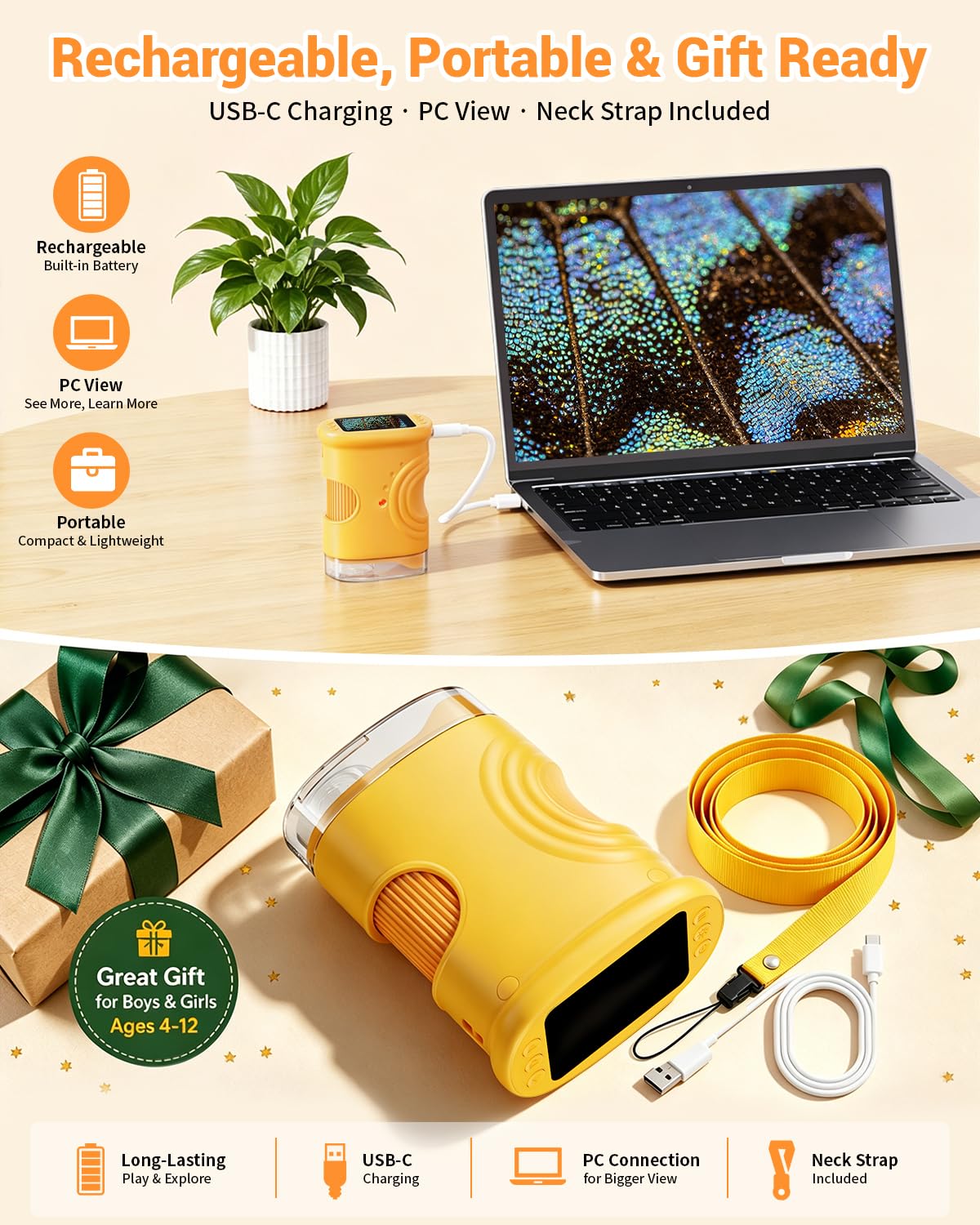 Ashfly comparación de tamaño con mano infantil, demuestra portabilidad ligera