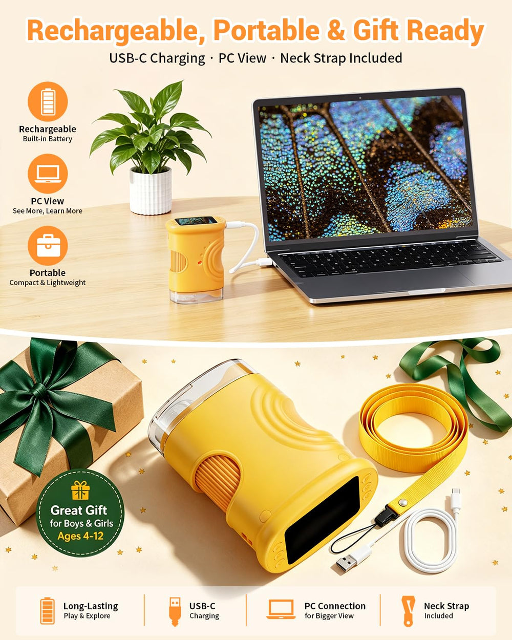 Ashfly comparación de tamaño con mano infantil, demuestra portabilidad ligera