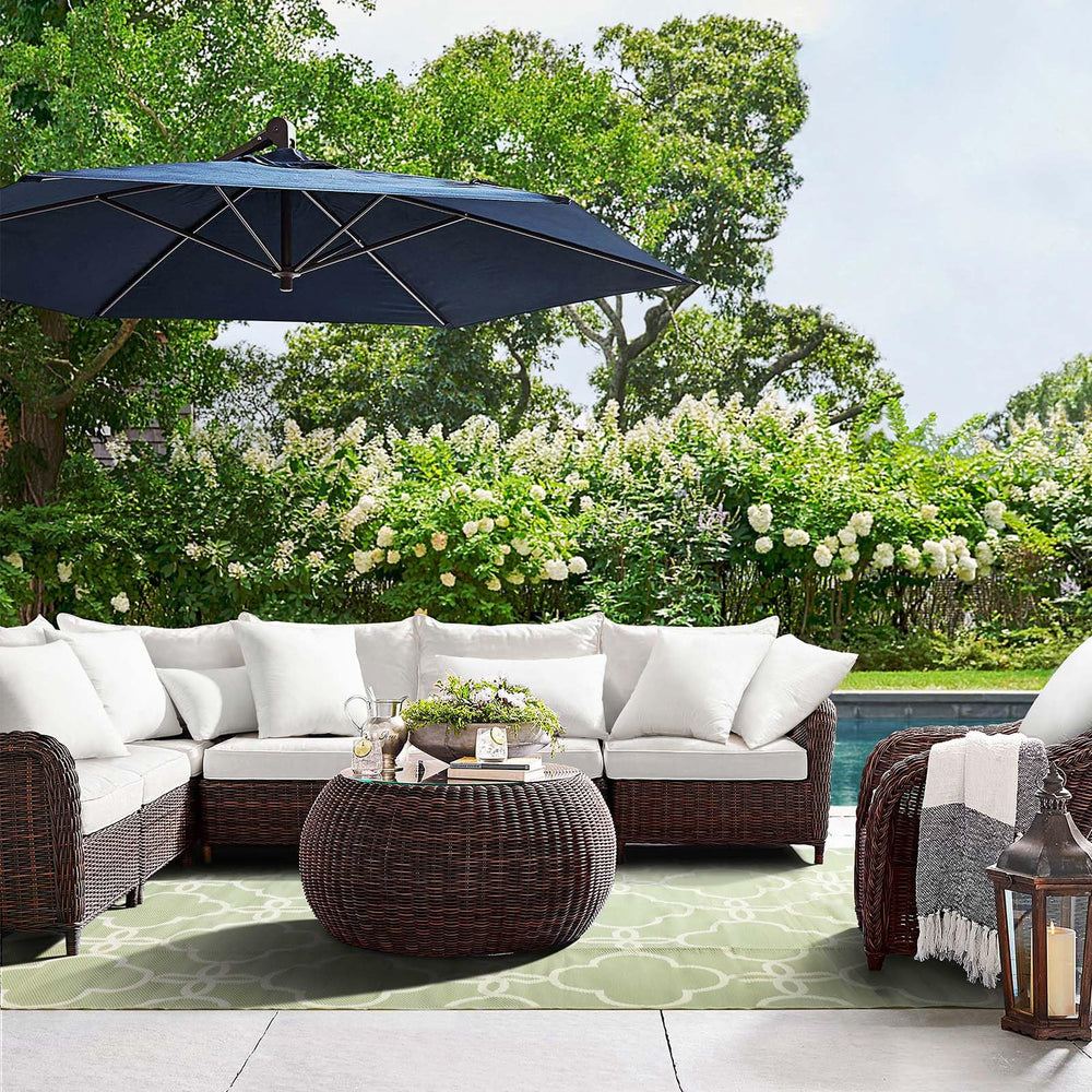 Ashler Home Deco ambientación en terraza mostrando uso decorativo práctico