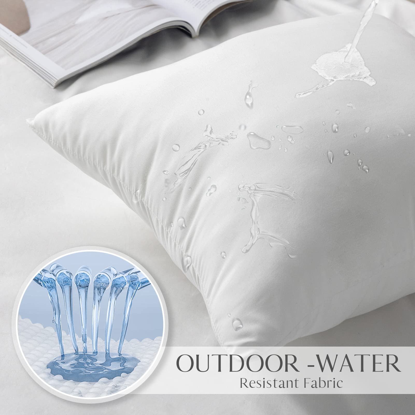 Ashler Home Deco inserto junto a mano para referencia de tamaño 18x18