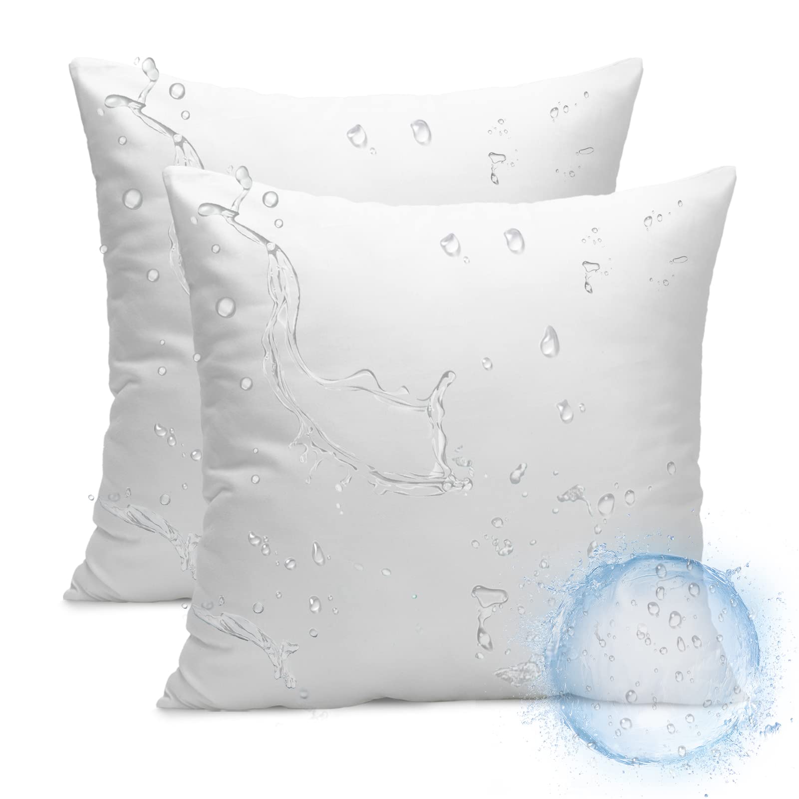 Ashler Home Deco inserto frontal pack de 2 mostrando acabado resistente al agua