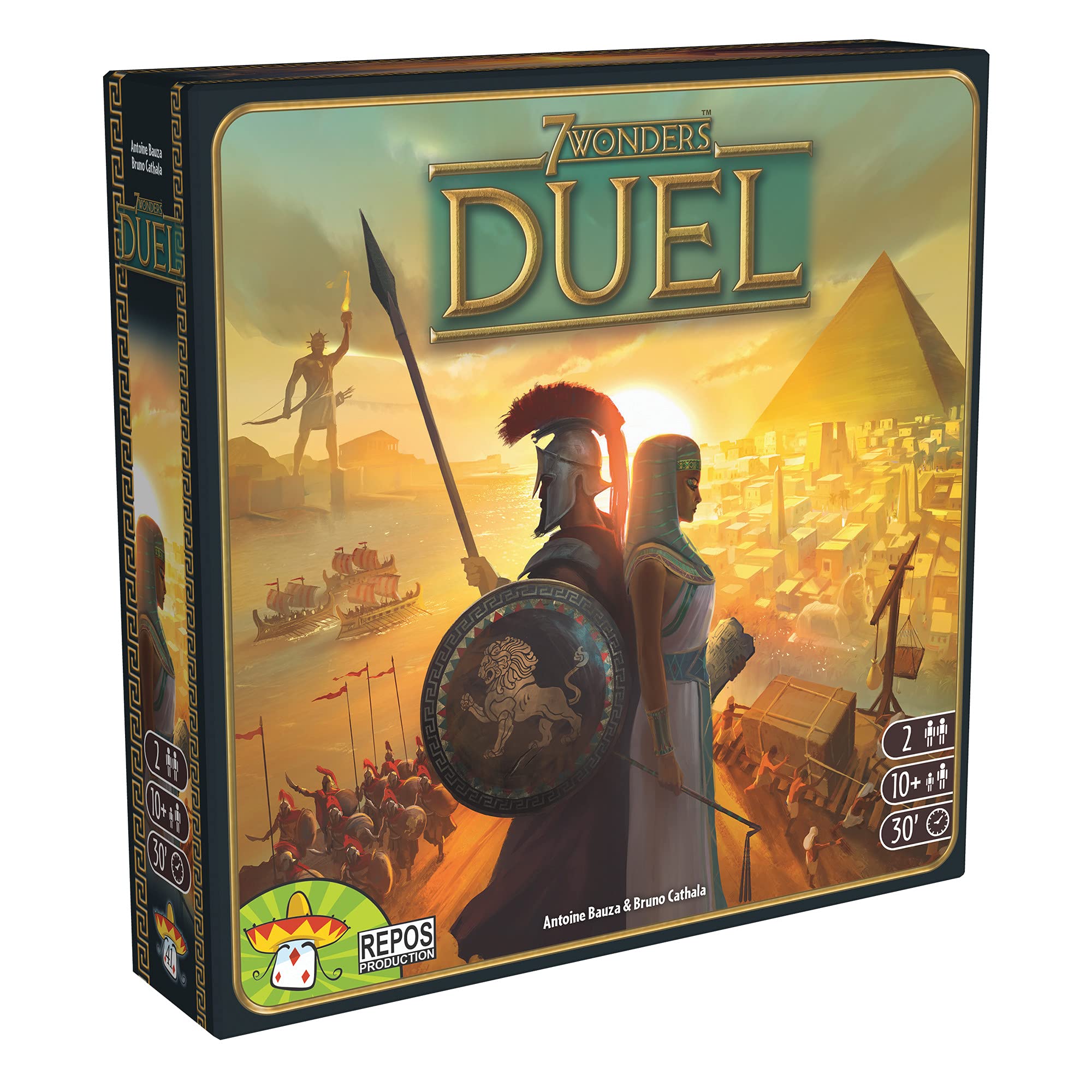 Asmodee caja frontal del juego mostrando la portada y ventaja de partida rápida
