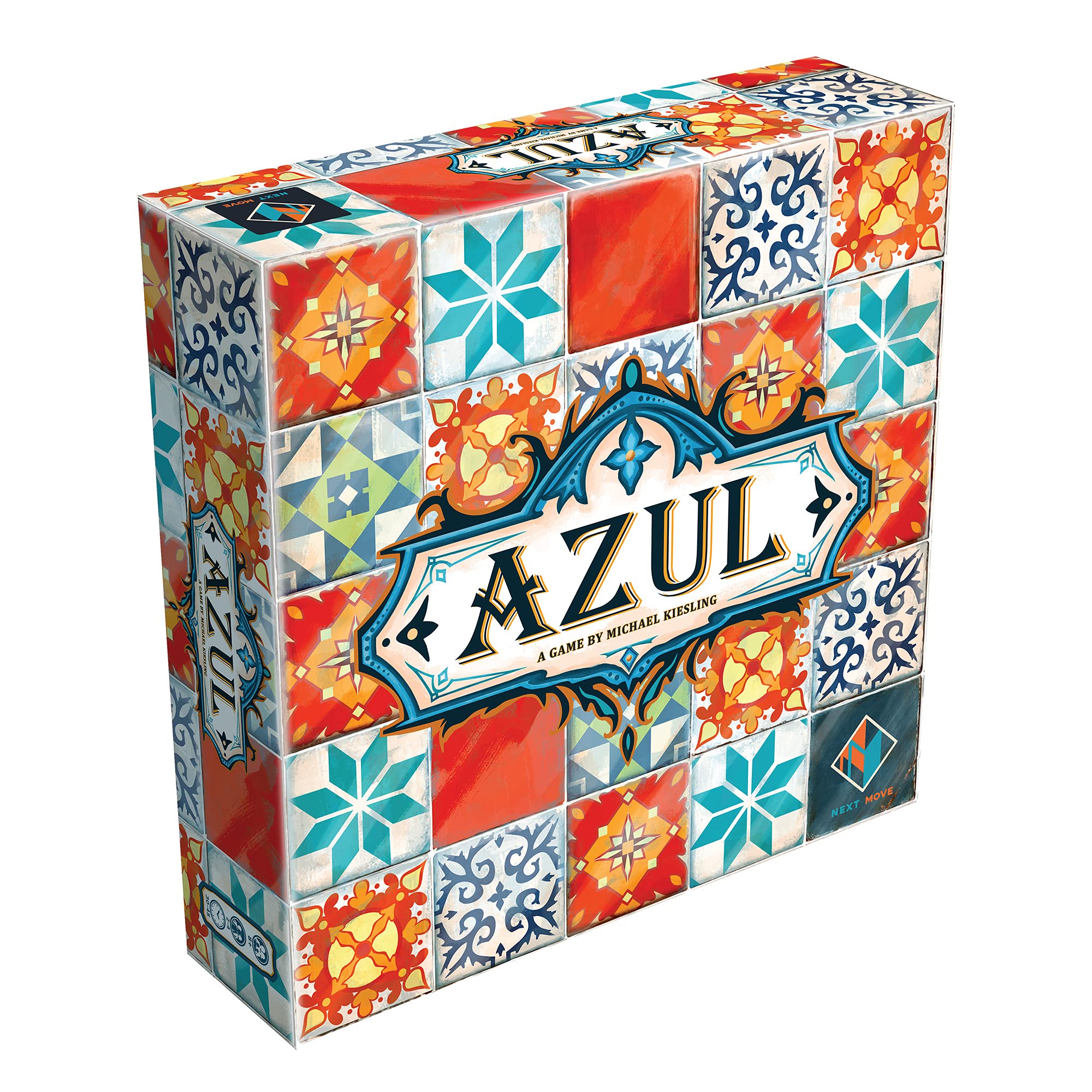 Asmodee Azul empaque frontal mostrando el diseño atractivo y la marca