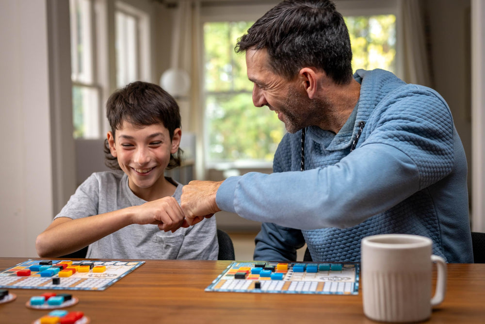 Asmodee Azul tablero de jugador con mosaico parcial para estrategia clara