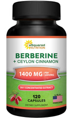 aSquared Nutrition envase frontal de berberina y canela, presentación clara