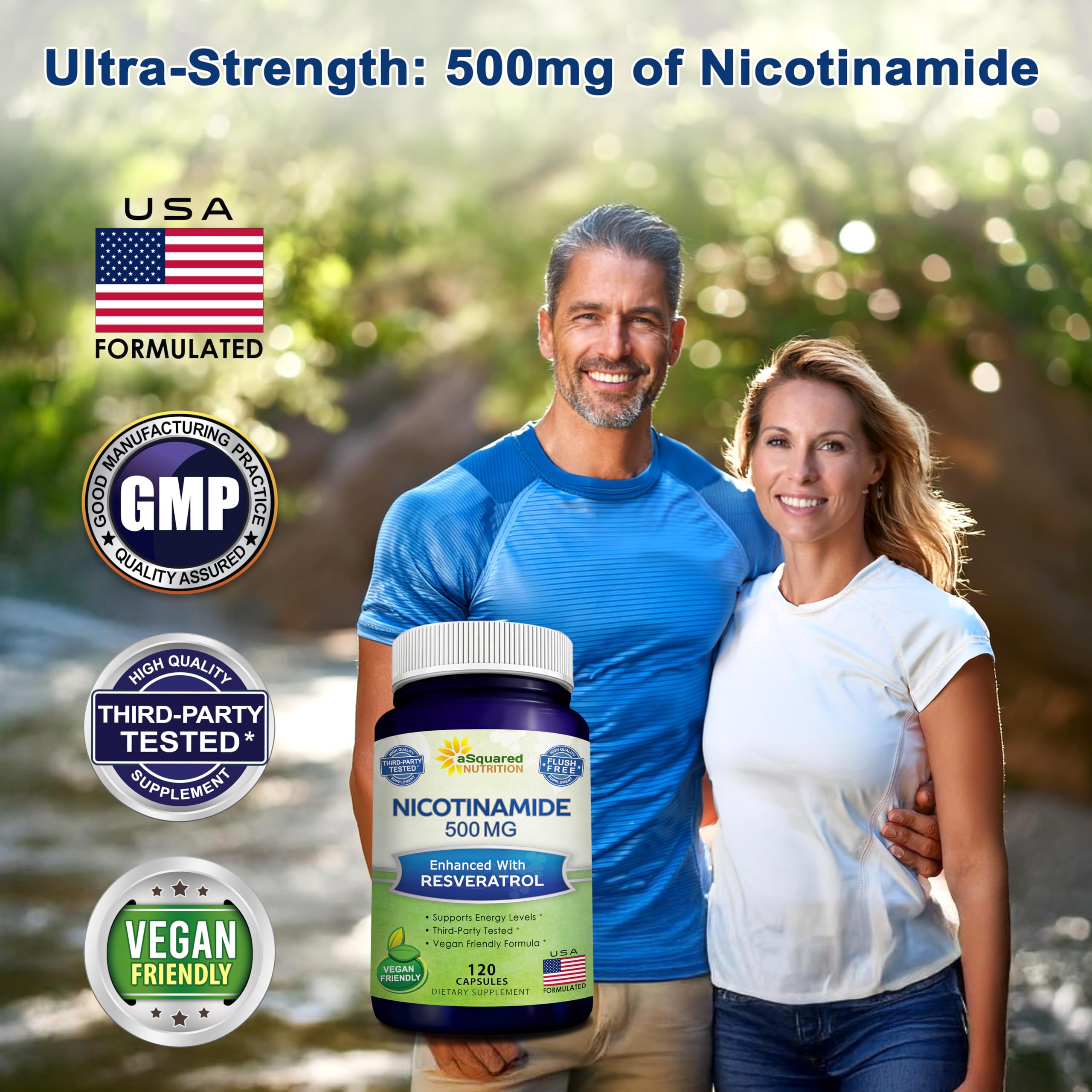 aSquared Nutrition resveratrol en polvo cerca que ilustra pureza