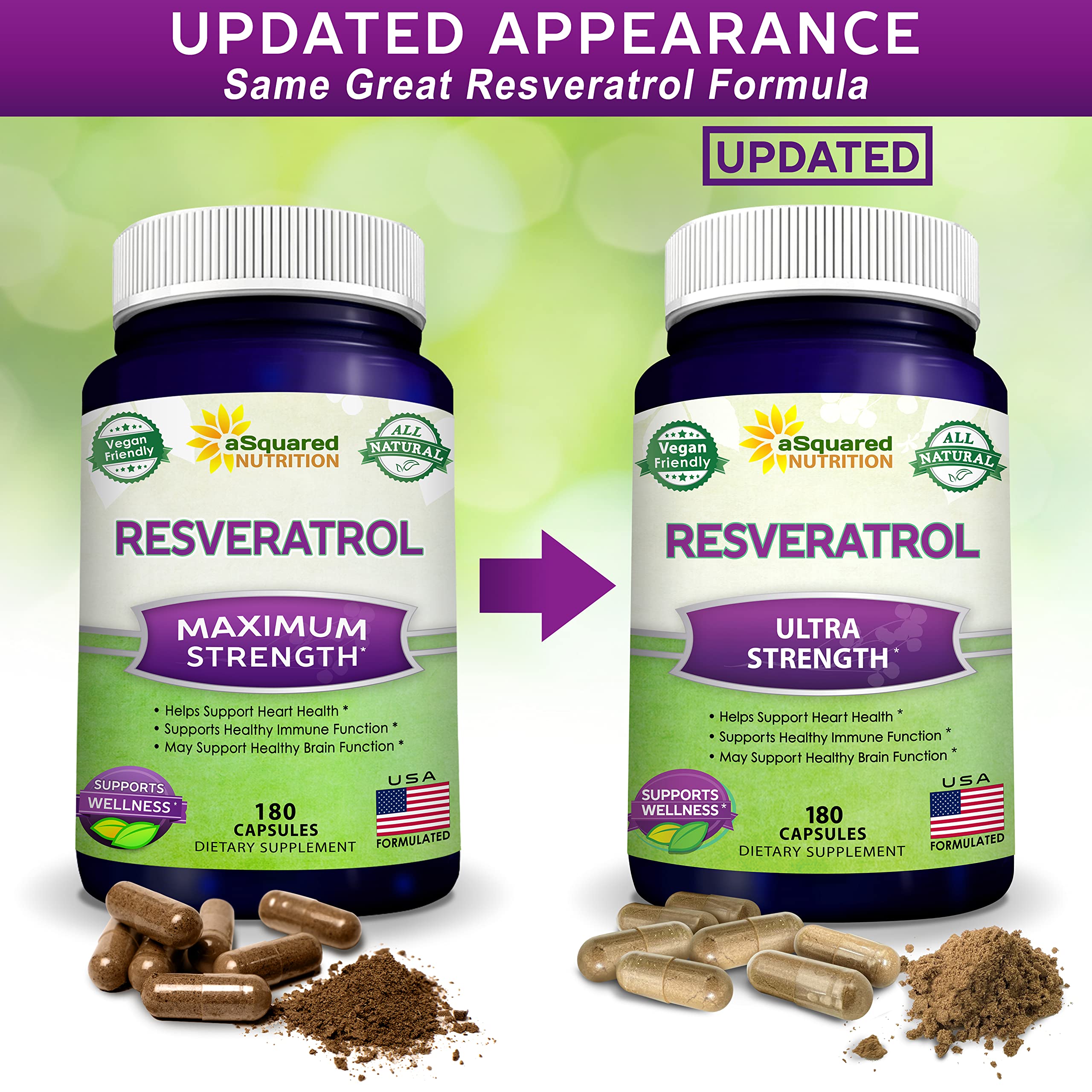aSquared Nutrition sello GMP en el envase resaltando control de calidad