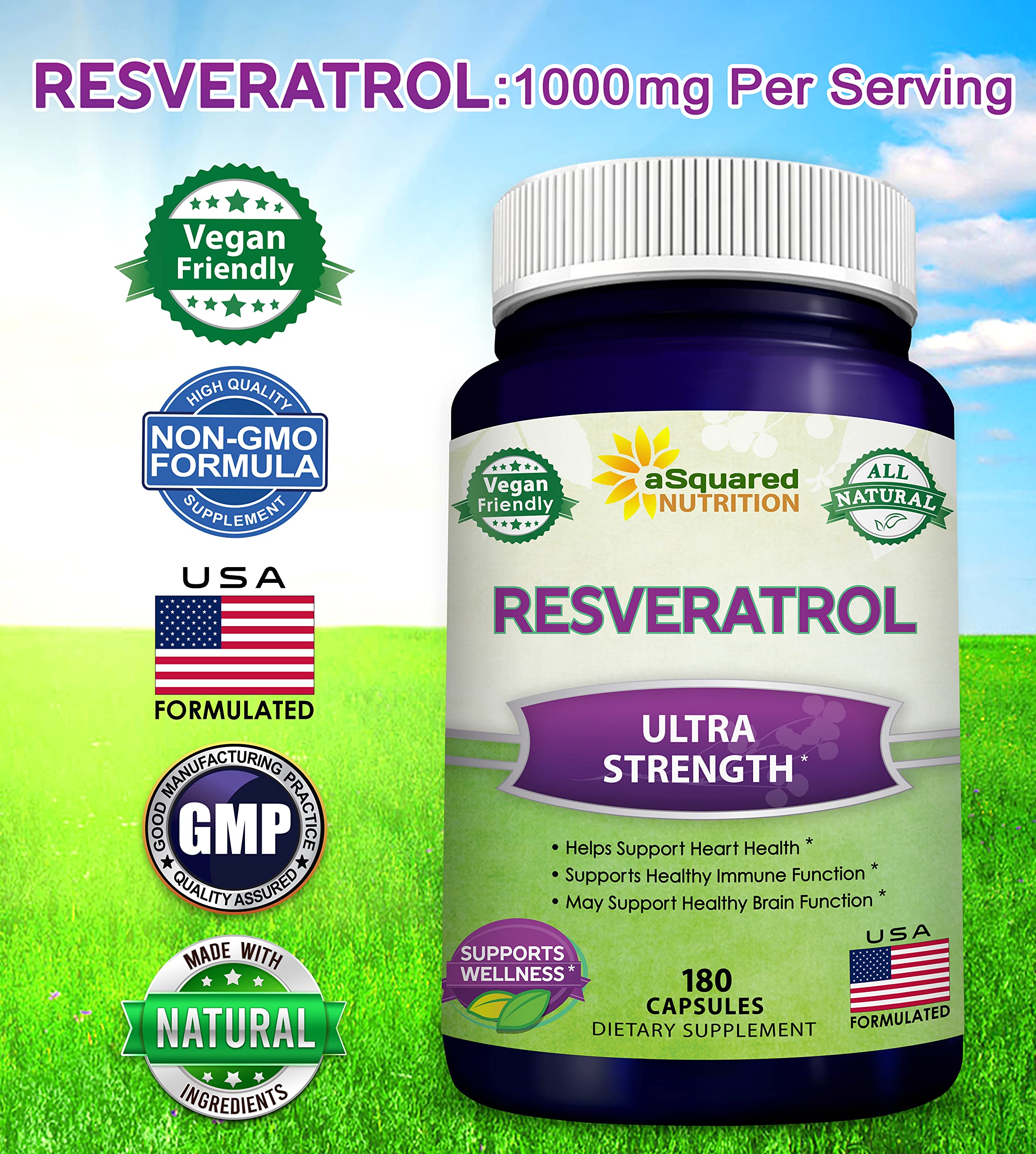 aSquared Nutrition textura del polvo de resveratrol mostrando pureza natural