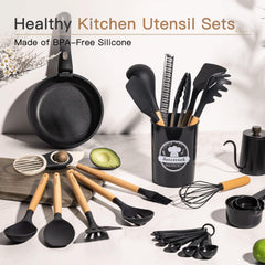 Astercook cabezas de silicona en primer plano, superficies suaves que protegen