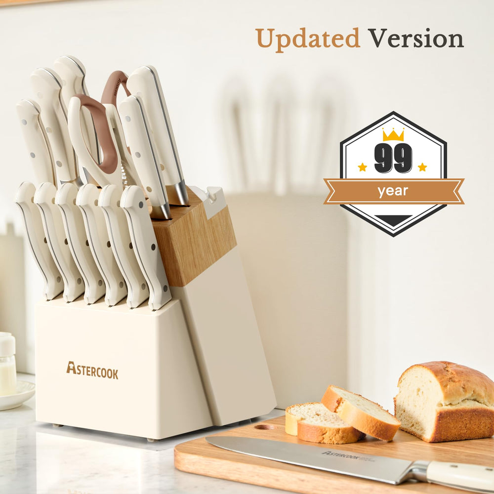 Astercook detalle del mango full-tang que mejora el equilibrio y control
